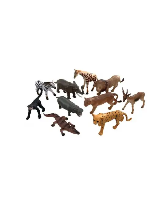 SH-D58011 Vardem Kutulu 10 Parça Vahşı Hayvan Seti