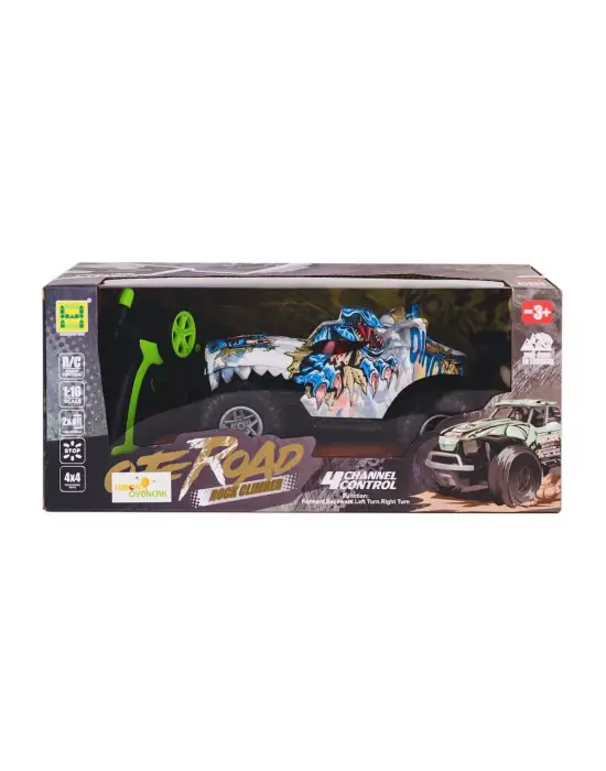 Omarı 4x4 Kumandalı Off Road Canavar Aracı - Limon Yeşili