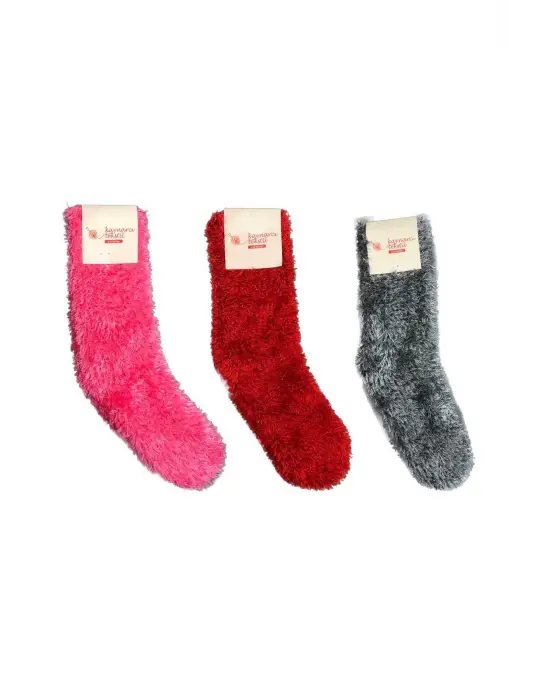 Omarı Sıcacık ve Dikişsiz Ev Çorapları