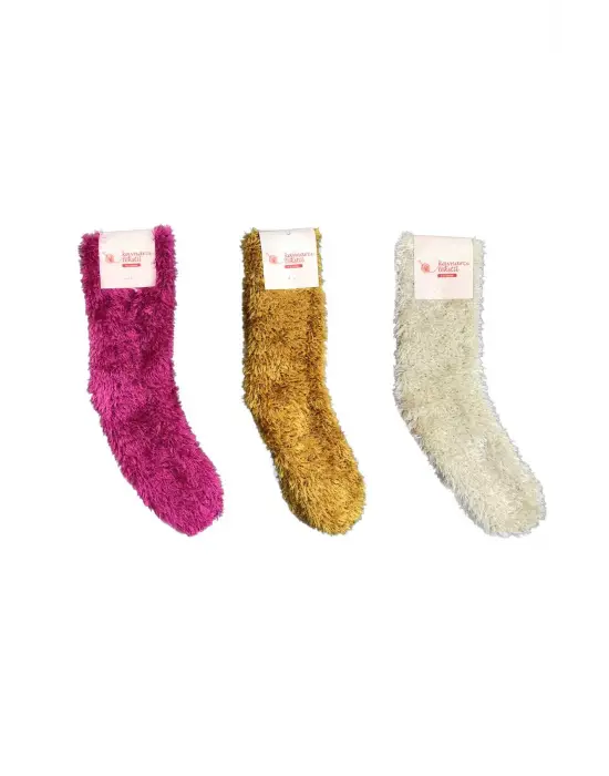 Omarı Sıcacık ve Dikişsiz Ev Çorapları