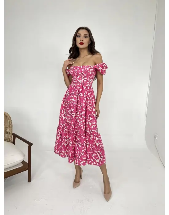 Omarı Parlak Siyah Uzun Kollu Bodycon Elbise