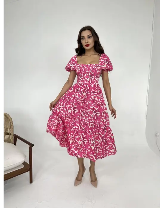 Omarı Parlak Siyah Uzun Kollu Bodycon Elbise