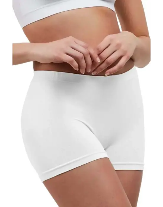 Şık Dikişsiz Kadın Boxer Şort