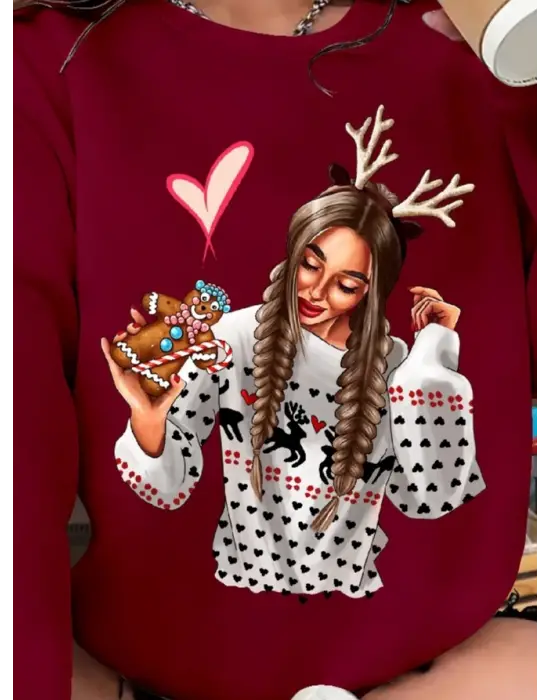 Omarı Klasik Tarzda Kadın Viskon Bluz