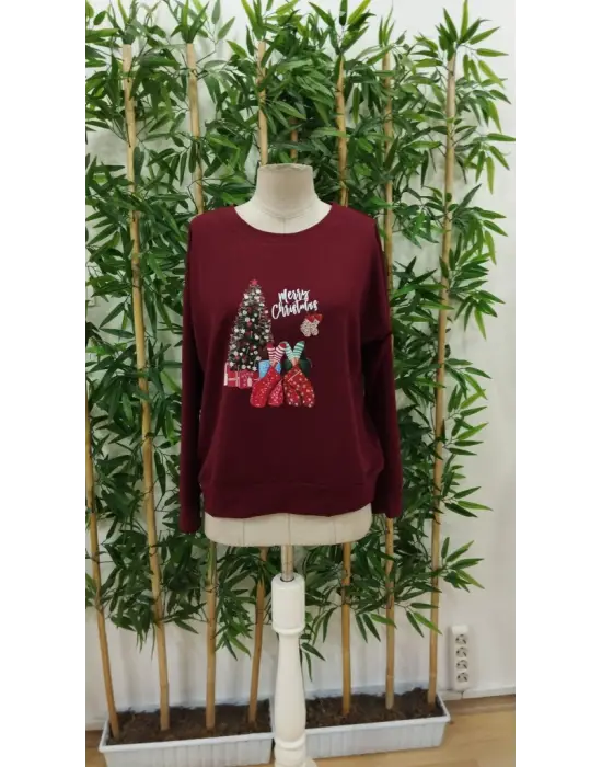 Omarı Klasik Tarzda Kadın Viskon Bluz