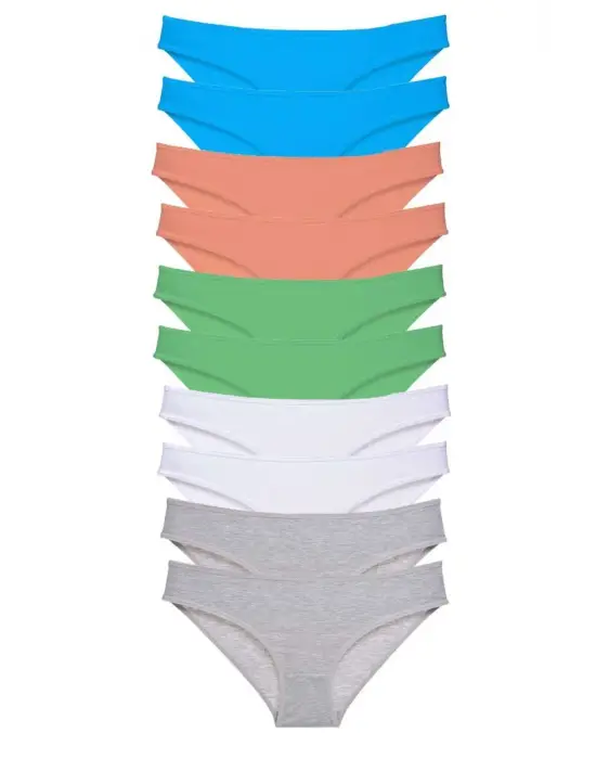 Şık Likralı Kadın Slip Seti