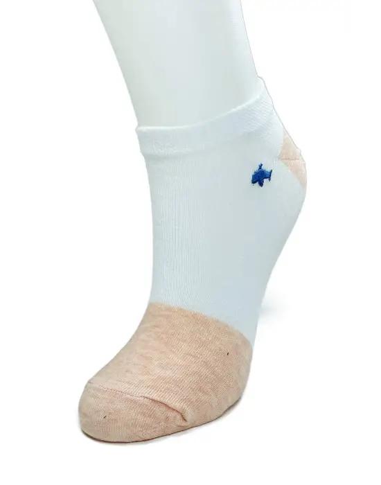 Omarı Yumuşak Pamuk Kadın Minyatür Baskılı Bilek Çorap Seti