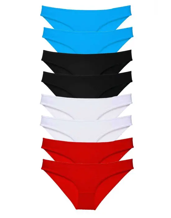 Omarı Süper Eko Set Likralı Kadın Slip Külot Çeşitleri