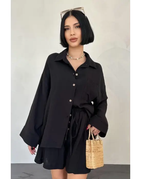 Omarı Rahat Ve Şık Siyah Takım