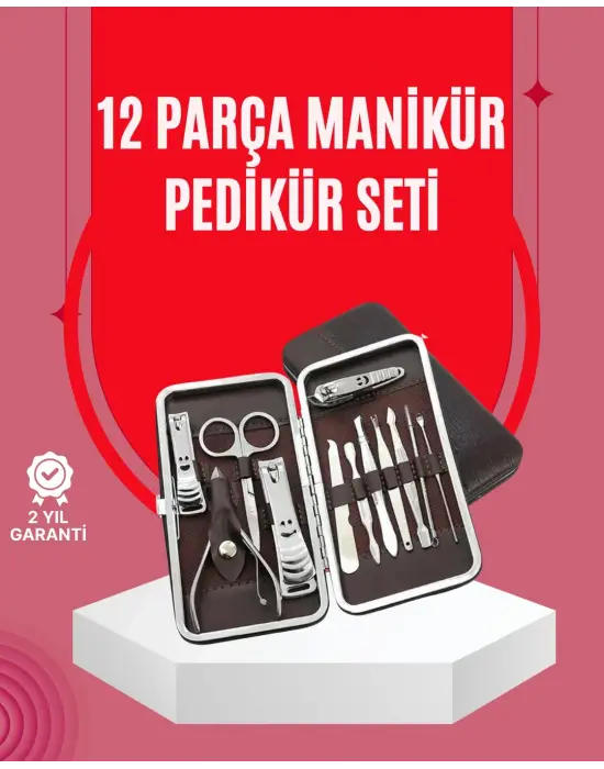 Şık Ve Dayanıklı Çok Amaçlı Kişisel 12 Bakım Seti