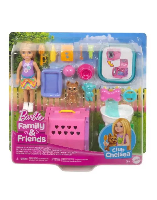 Omarı Chelsea Köpekçiğin Taşıma Çantası Oyun Seti
