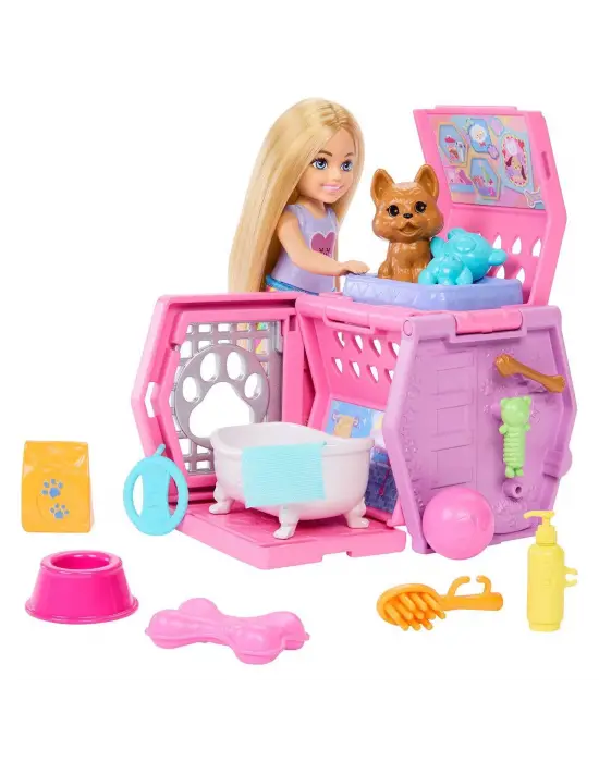 Omarı Chelsea Köpekçiğin Taşıma Çantası Oyun Seti