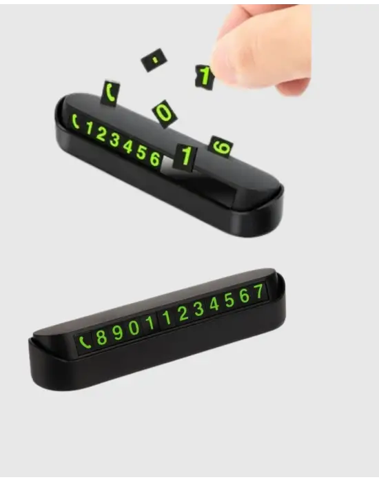 Şık Ve İşlevsel Fosforlu Araç Numaratörü – Kolay Kullanım, Yüksek Görünürlük