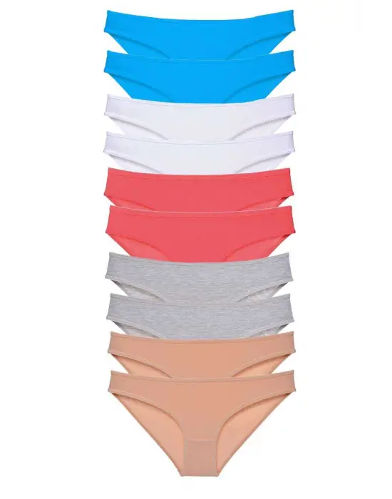 Omarı Süper Eko Set Likralı Kadın Slip - Renkli Seçeneklerle!