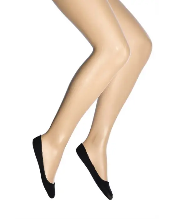 Omarı Siyah Renk İnce Babet Kadın Çorapları Paketi