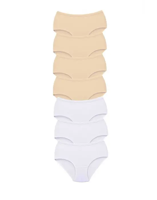 Omarı Kadın Yüksek Bel Kalın Lastik Külot Seti