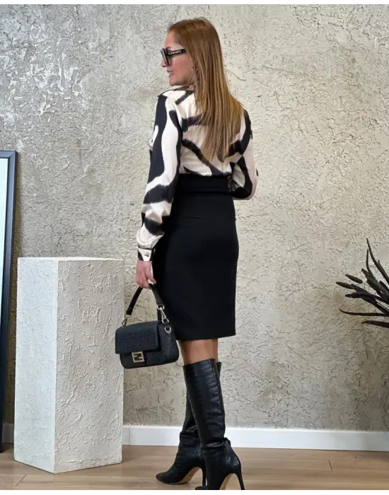 Omarı Elegant Kadın Dalgıç Eteği Elbise