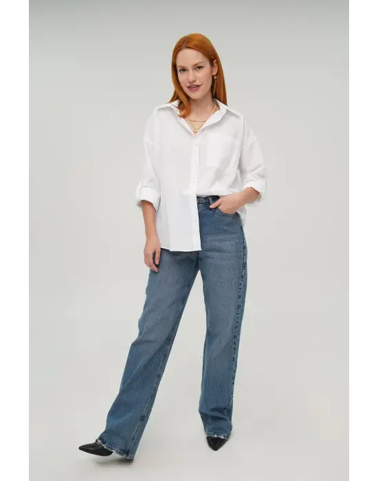 Omarı Şık ve Şık Ekru Gömlek