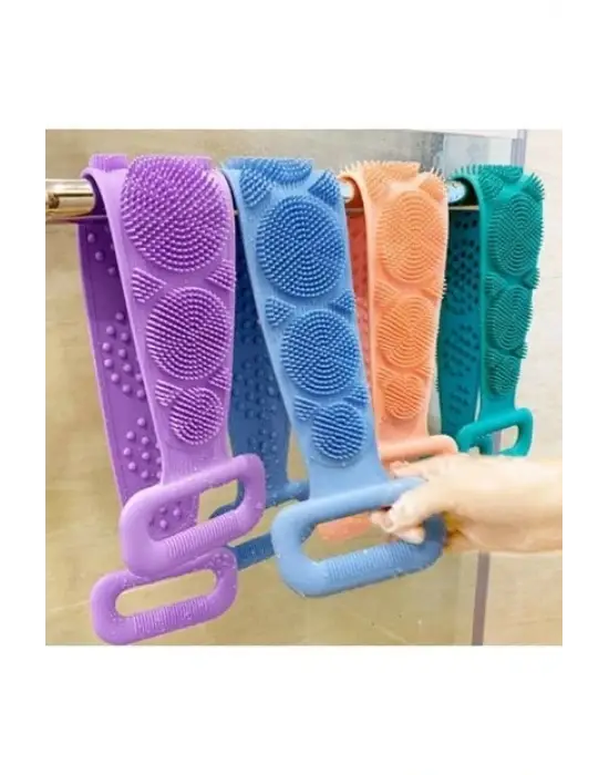 Silikon Çift Taraflı Banyo Kesesi