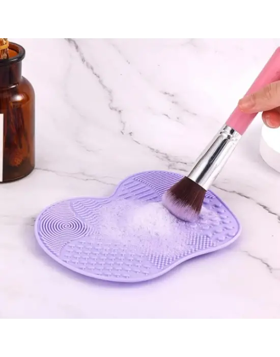 Silikon Makyaj Temizleme Matı