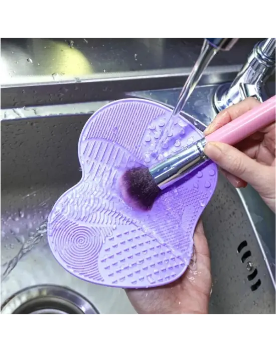 Silikon Makyaj Temizleme Matı