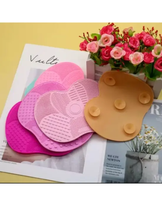 Silikon Makyaj Temizleme Matı