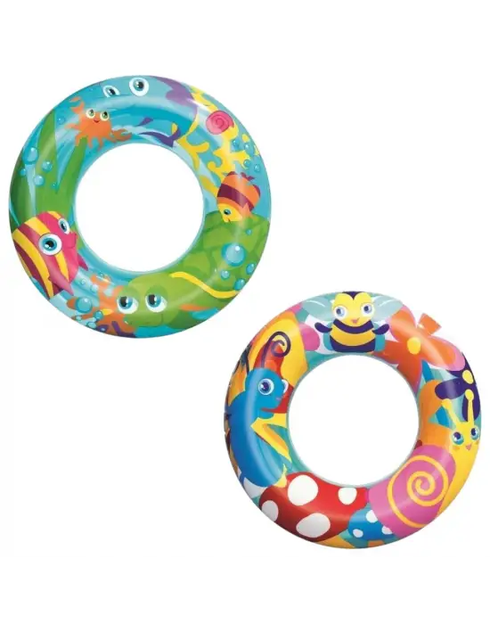 Omarı Yüksek Kaliteli Simit Desenli 56 Cm Havuz Şişme Yastık