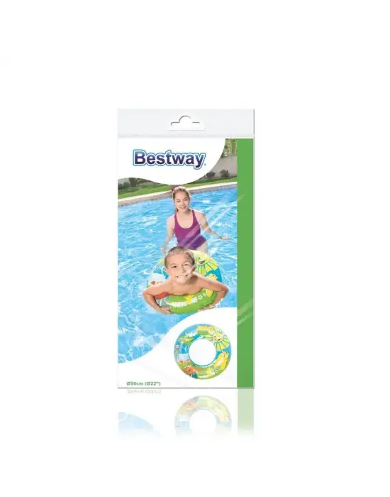 Omarı Yüksek Kaliteli Simit Desenli 56 Cm Havuz Şişme Yastık