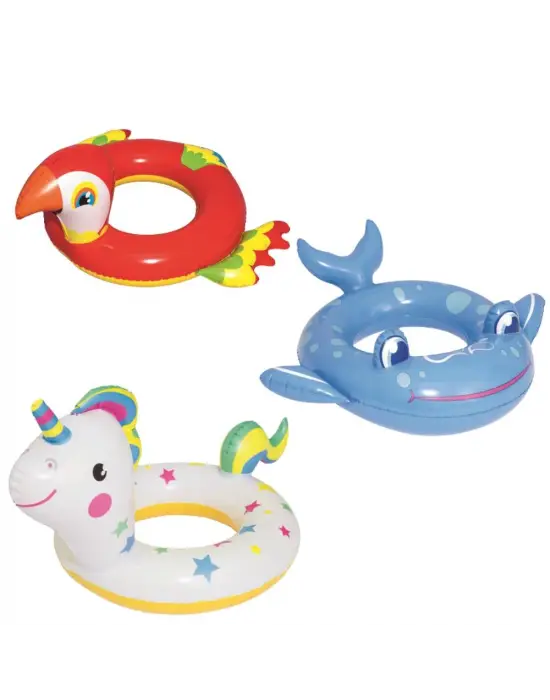 Omarı Simit Hayvan Başlı Balina - Yüzen Havuz Oyuncağı