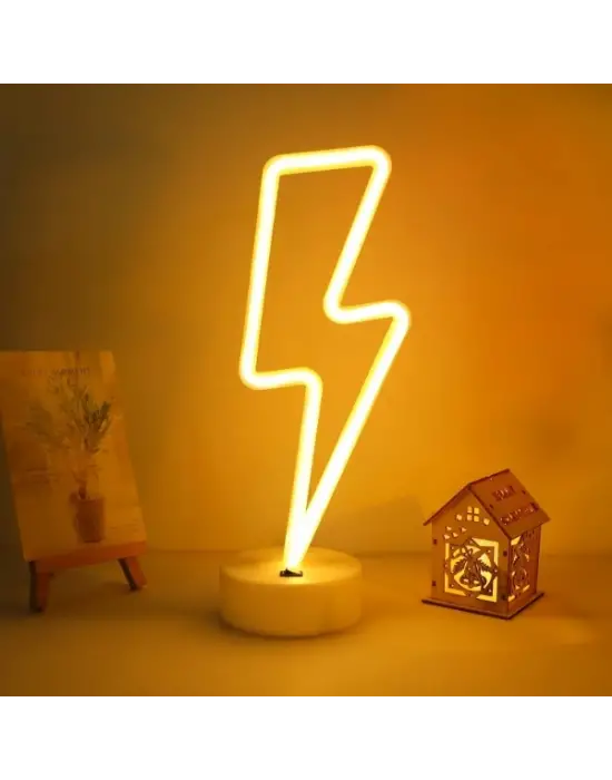 Şimşek Neon Led Lamba