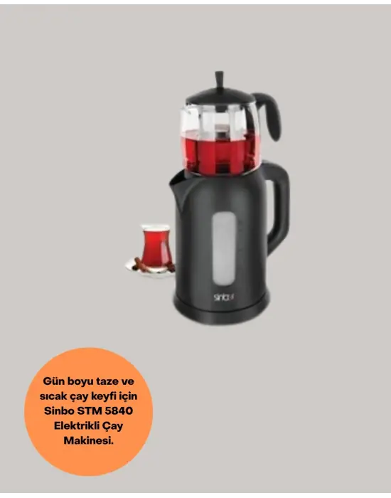 Sinbo Stm 5840 Elektrikli Çay Makinesi 1800 Watt 1,7 Litre