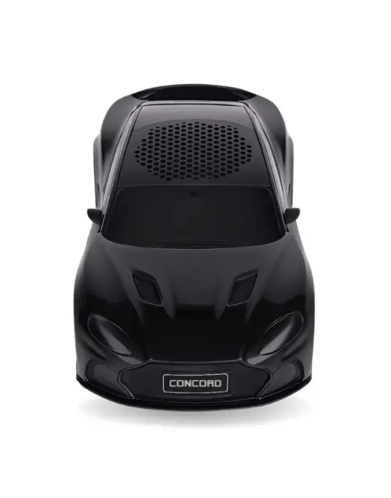 Siyah Araba Tasarımlı Hoparlör - Bluetooth Fm Usb Özellikli