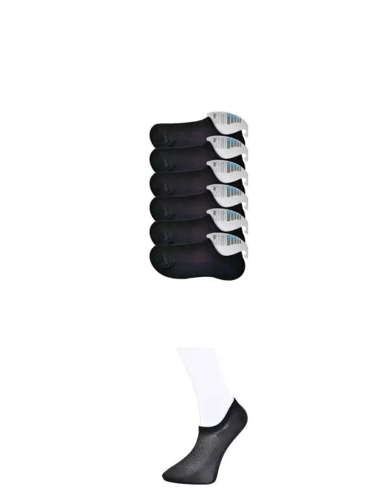 Omarı Görünmez Siyah Erkek Çorap Seti