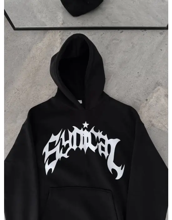 Omarı Modern Oversize Sweatshirt- Siyah