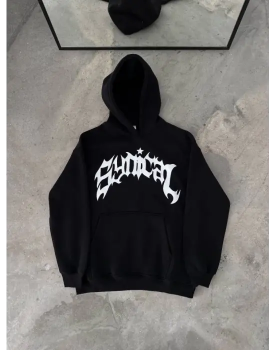 Omarı Modern Oversize Sweatshirt- Siyah