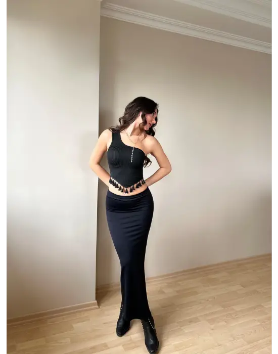 Etkileyici Püskül Detay Bluz