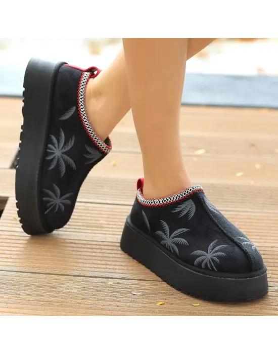 Omarı Siyah Süet Bot - Şık ve Rahat Bot Modelleri | gl00my