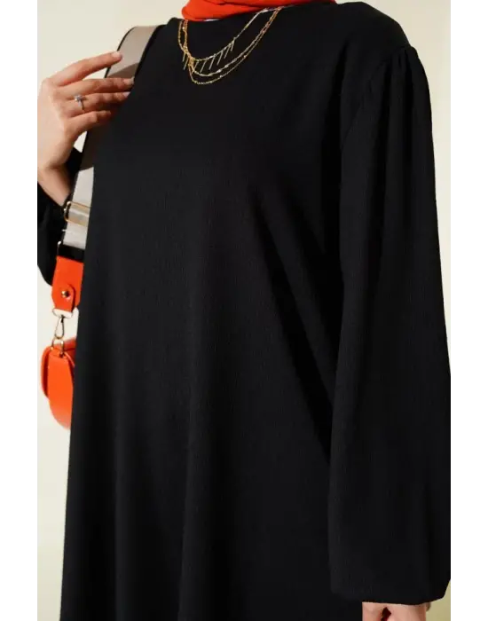 Siyah Tunik Pantolon Alt Üst Takım 6663