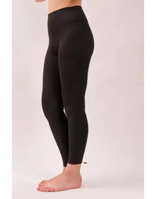 Omarı Yaz Aylarının Favorisi Siyah Yüksek Bel Kadın Tayt