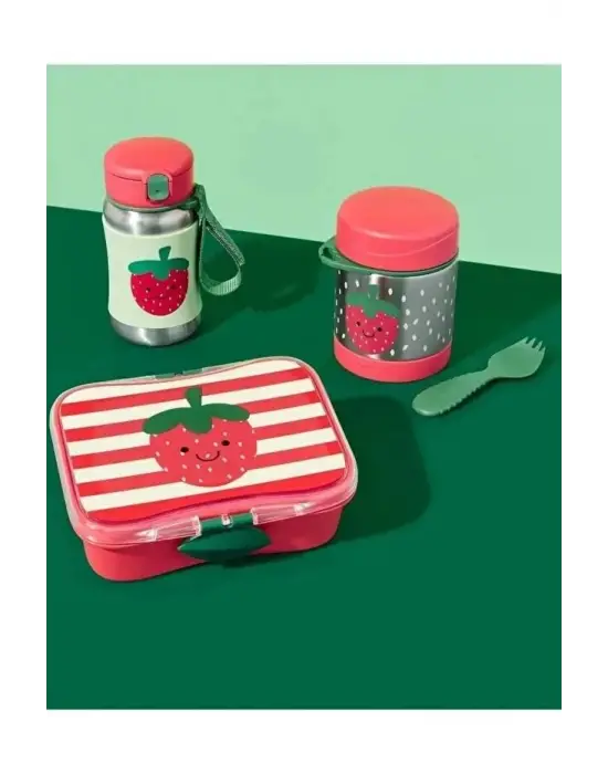 Skip Hop Zoo Paslanmaz Çelik Termos 325 ml Çilek