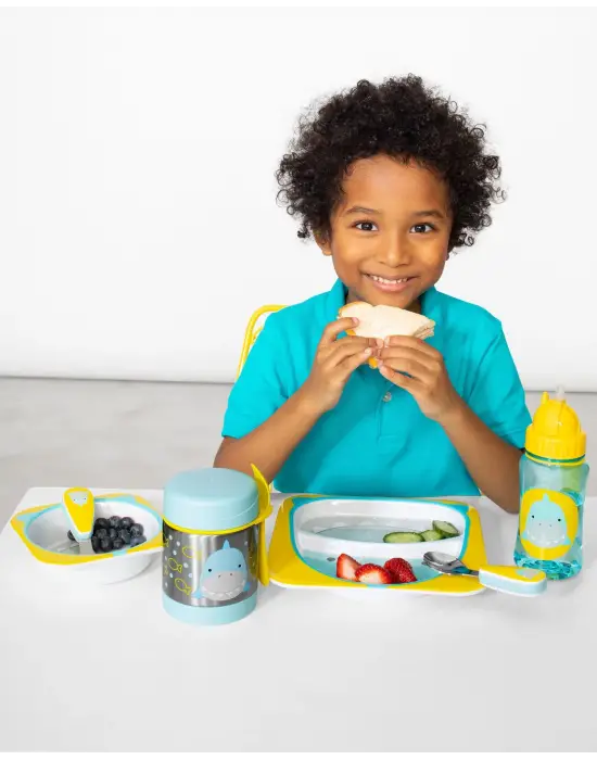 Skip Hop Zoo Paslanmaz Çelik Termos 325 ml Köpek Balığı