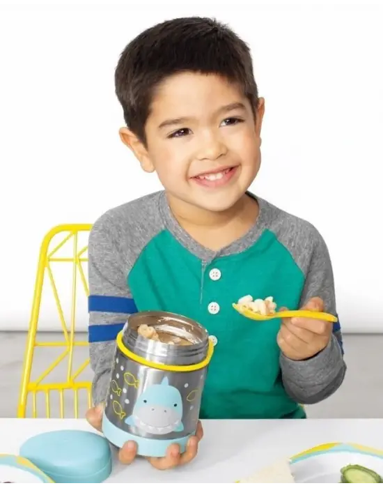 Skip Hop Zoo Paslanmaz Çelik Termos 325 ml Köpek Balığı