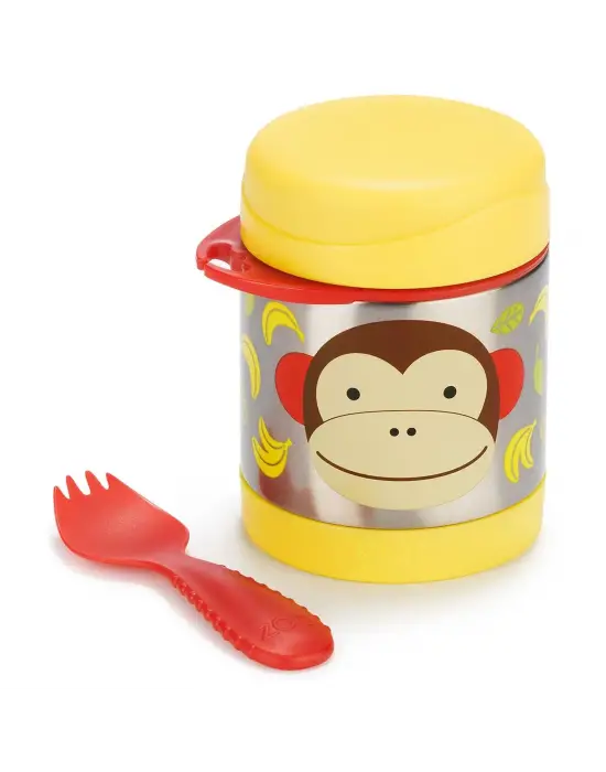 Skip Hop Zoo Paslanmaz Çelik Termos 325 ml Maymun