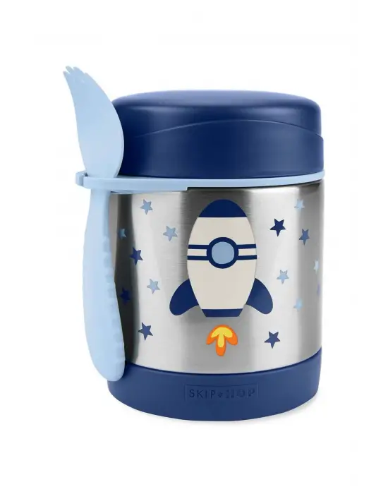 Skip Hop Zoo Paslanmaz Çelik Termos 325 ml Roket