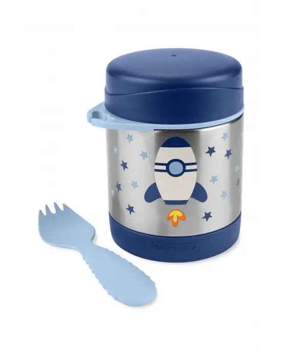 Skip Hop Zoo Paslanmaz Çelik Termos 325 ml Roket