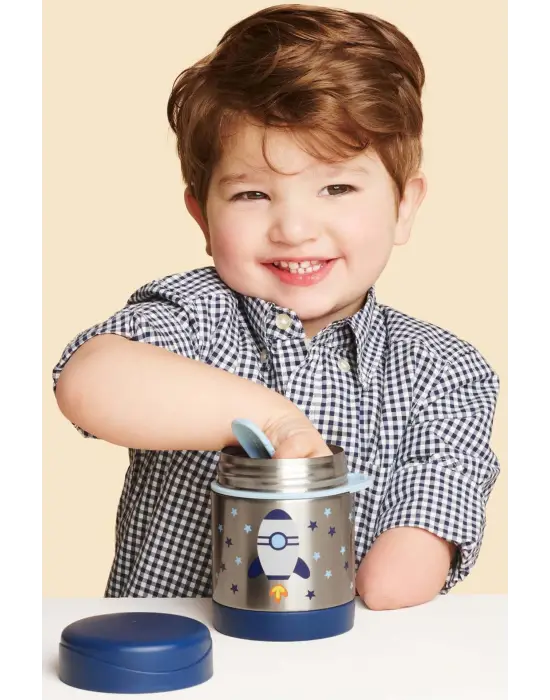 Skip Hop Zoo Paslanmaz Çelik Termos 325 ml Roket