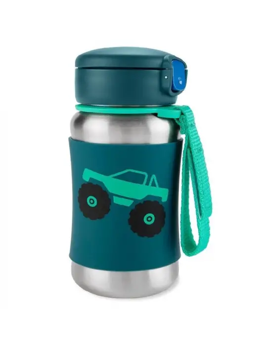 Skip Hop Zoo Pipetli Paslanmaz Çelik Suluk 350 ml Kamyon