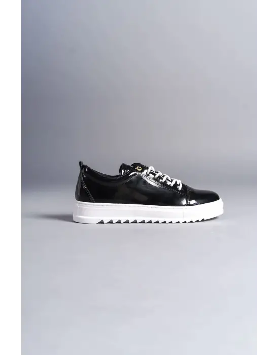 Omarı Siyah Rugan Erkek Günlük Spor Ayakkabı