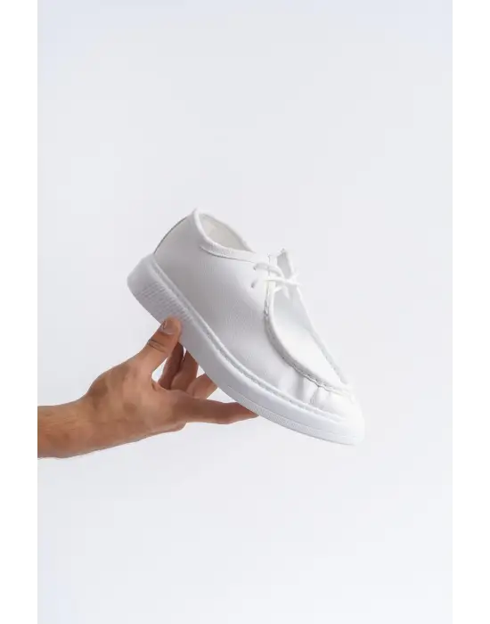 Omarı Günlük Klasik Beyaz Erkek Spor Ayakkabı