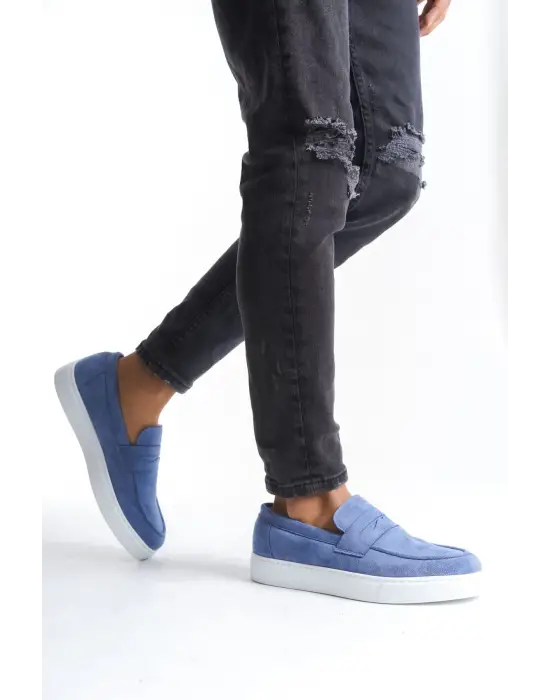 Omarı Mavinin Zarif Dokunuşuyla Bağcıksız Günlük Spor Ayakkabı